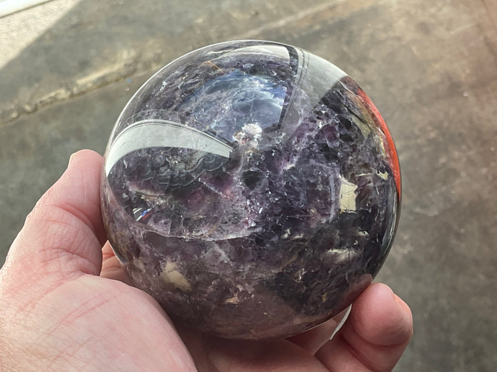 931g Fluorite Root Sphere 4B (repaired)