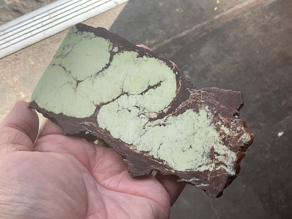 88g Lemon Chrysoprase Polished Slab A