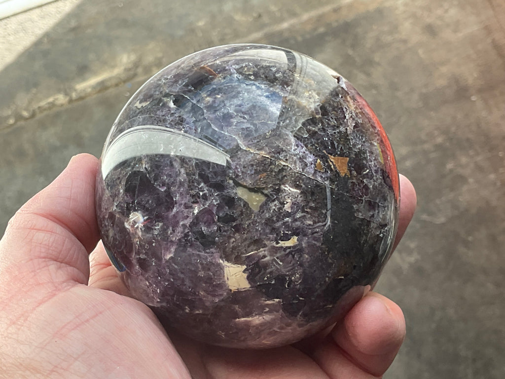 931g Fluorite Root Sphere 4B (repaired)