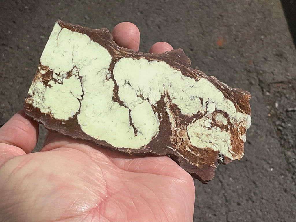 88g Lemon Chrysoprase Polished Slab A