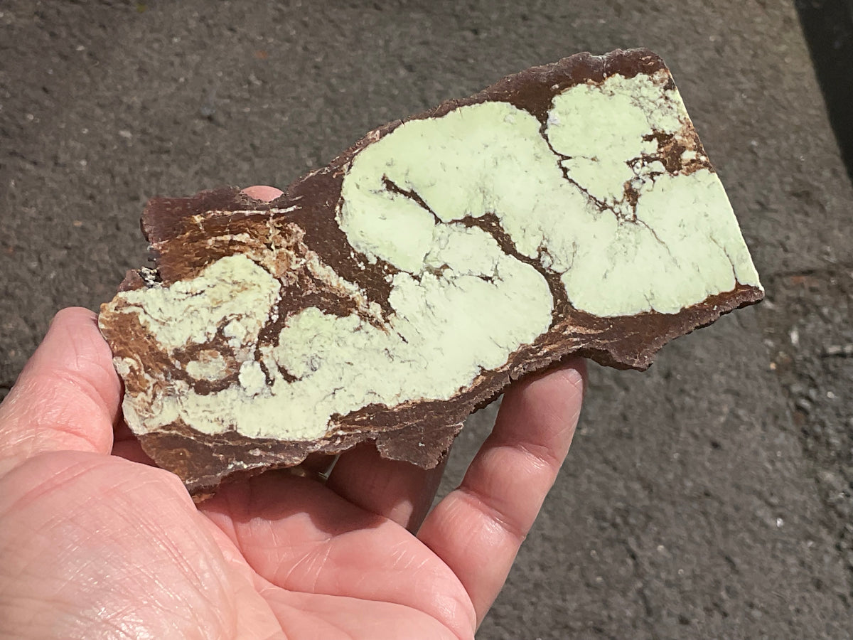 88g Lemon Chrysoprase Polished Slab A