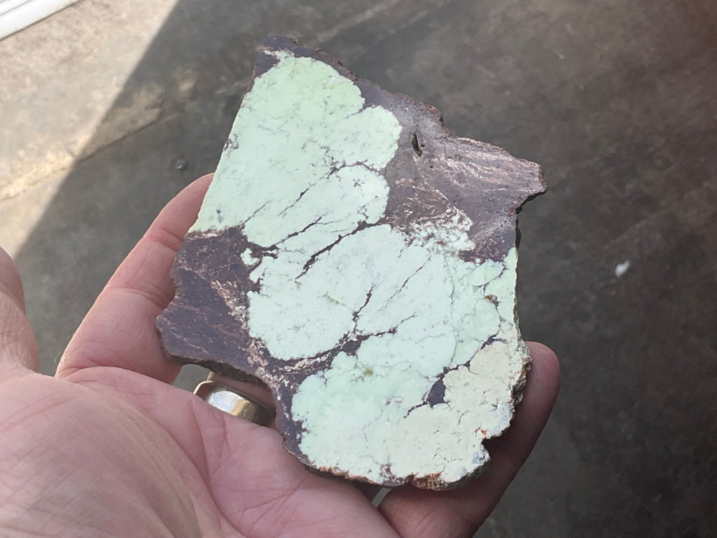 100g Lemon Chrysoprase Polished Slab B