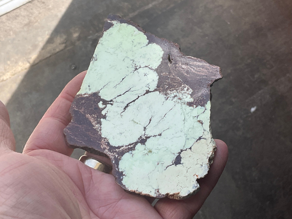 100g Lemon Chrysoprase Polished Slab B