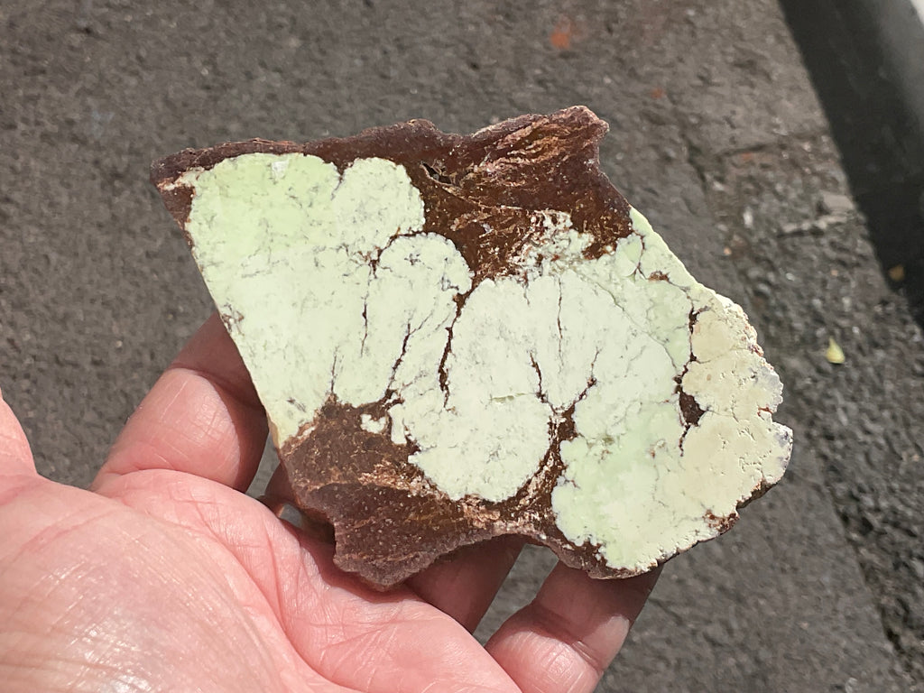 100g Lemon Chrysoprase Polished Slab B