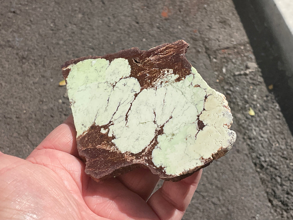 100g Lemon Chrysoprase Polished Slab B
