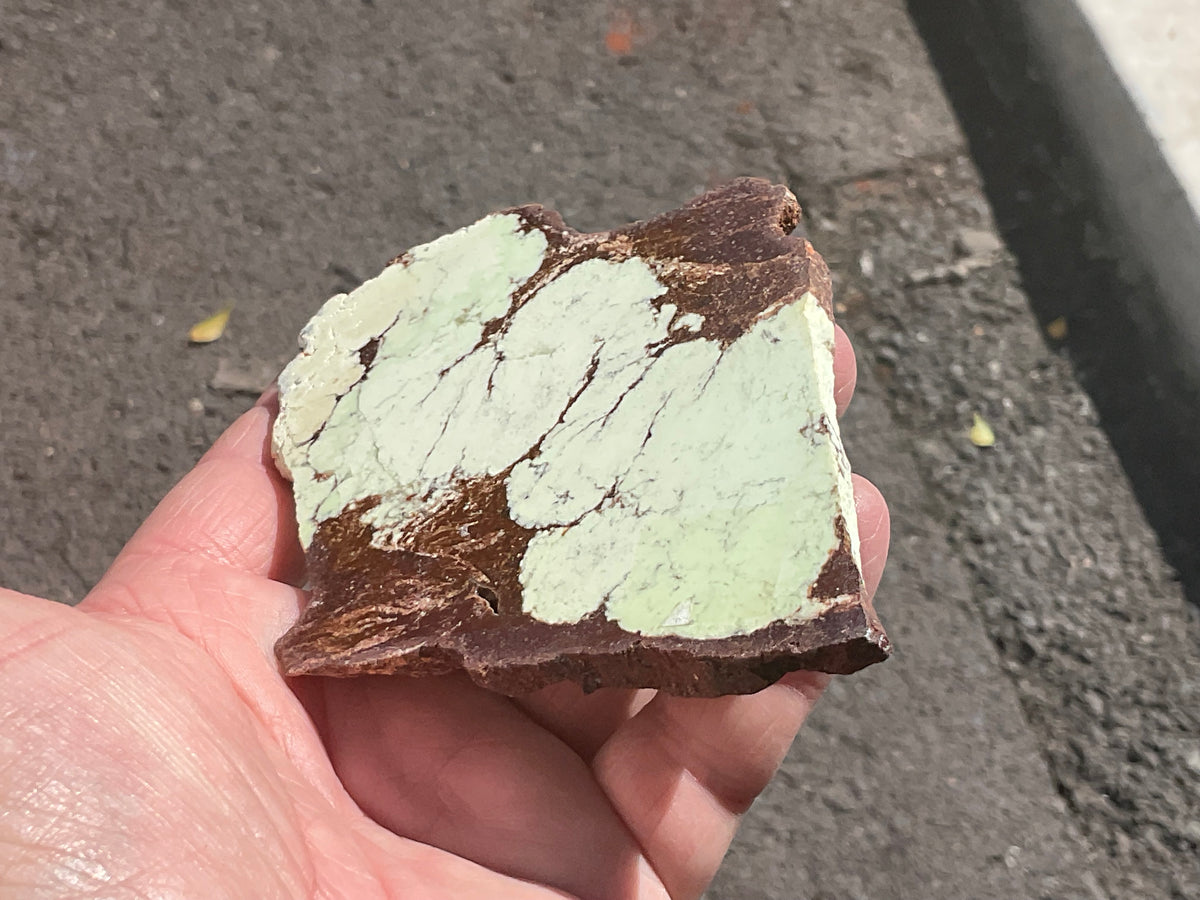 100g Lemon Chrysoprase Polished Slab B