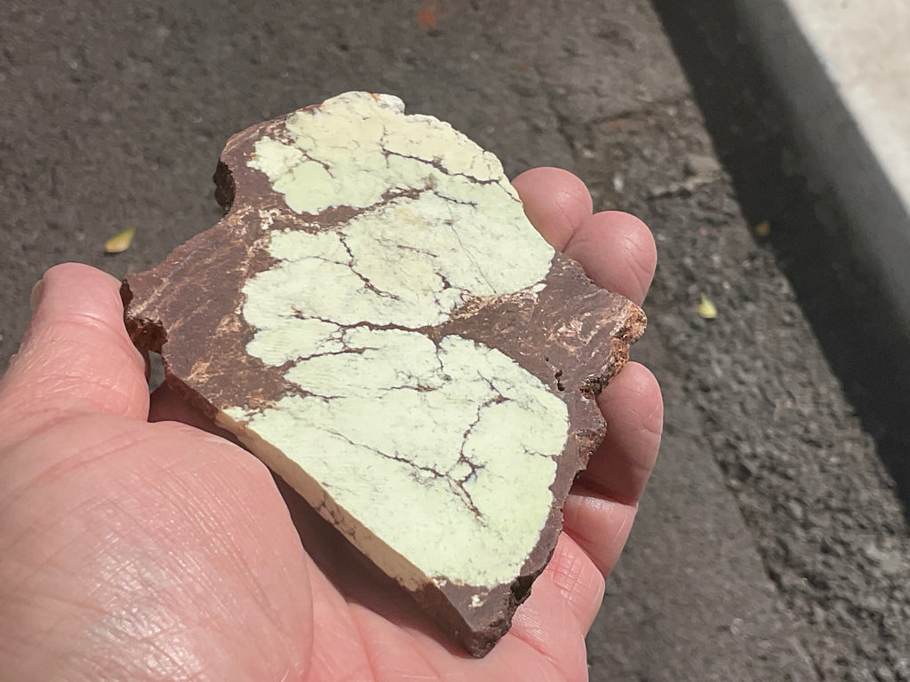 100g Lemon Chrysoprase Polished Slab B