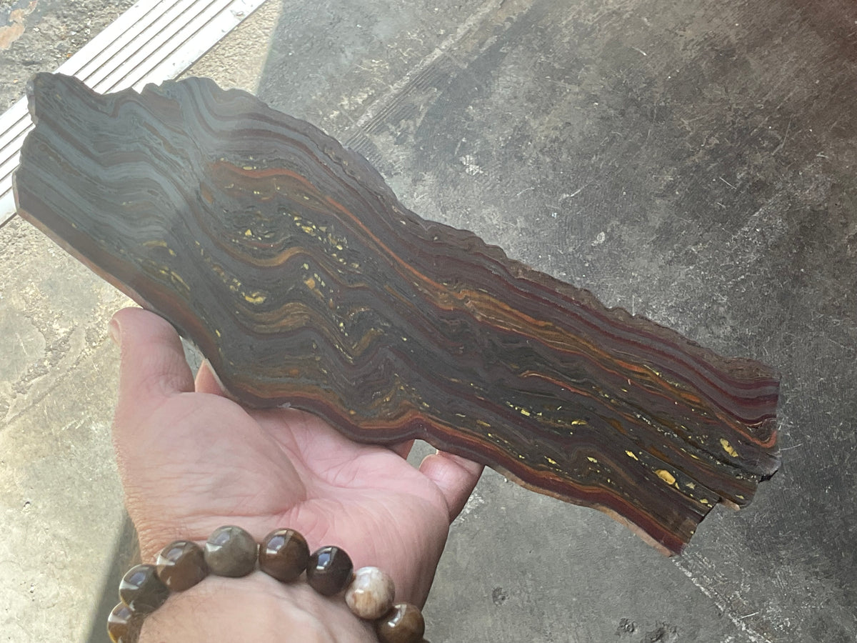 477g Australian Tiger Iron Slab