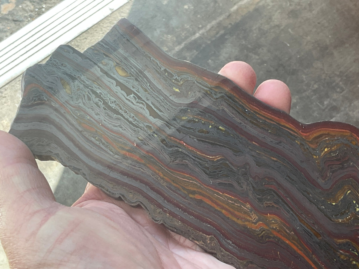 477g Australian Tiger Iron Slab