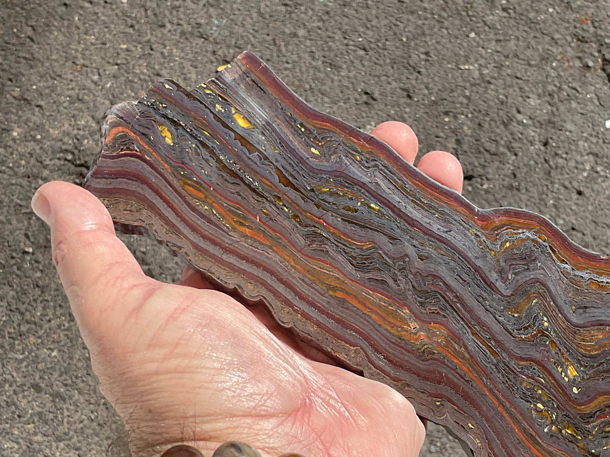 477g Australian Tiger Iron Slab