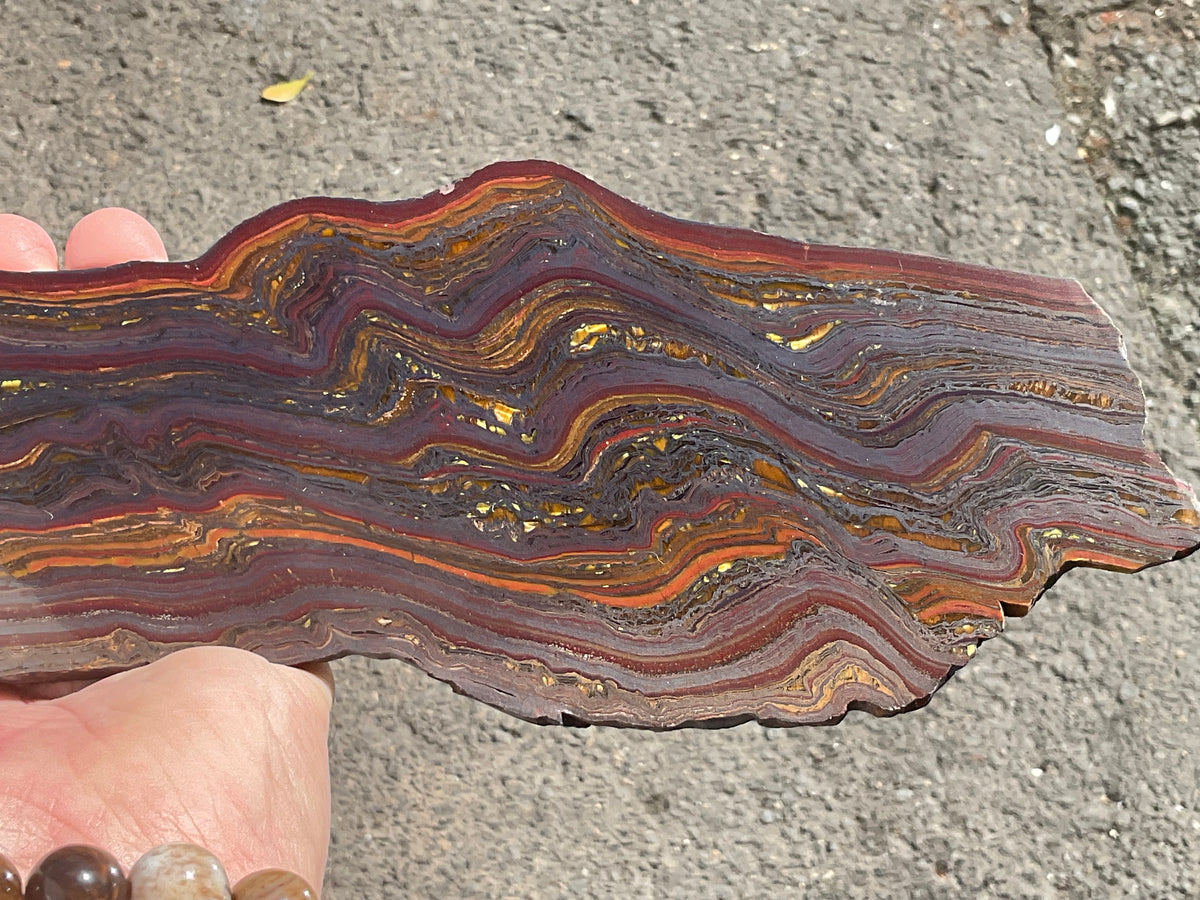 477g Australian Tiger Iron Slab