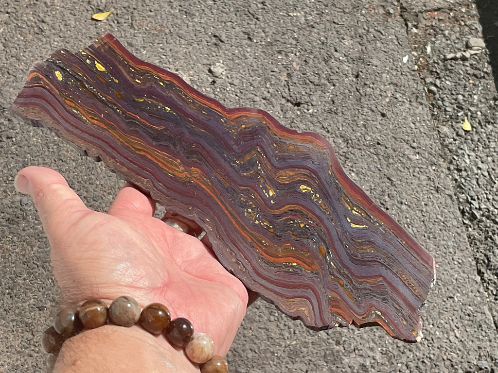 477g Australian Tiger Iron Slab