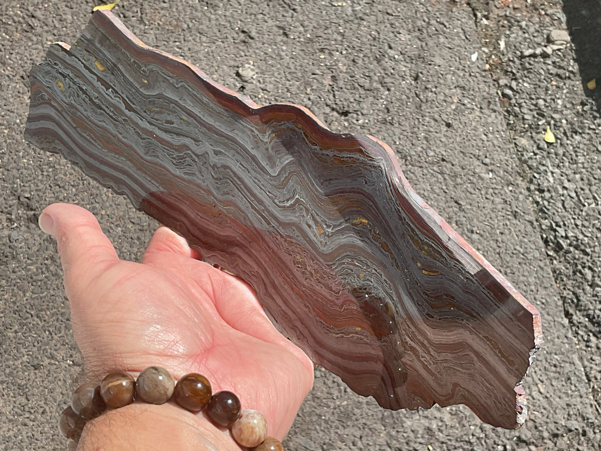 477g Australian Tiger Iron Slab