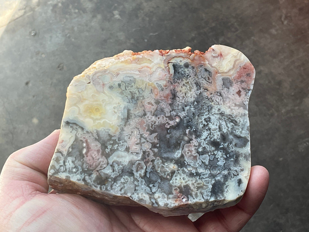 518g Australian Crazy Lace Agate Polished Slab 2A