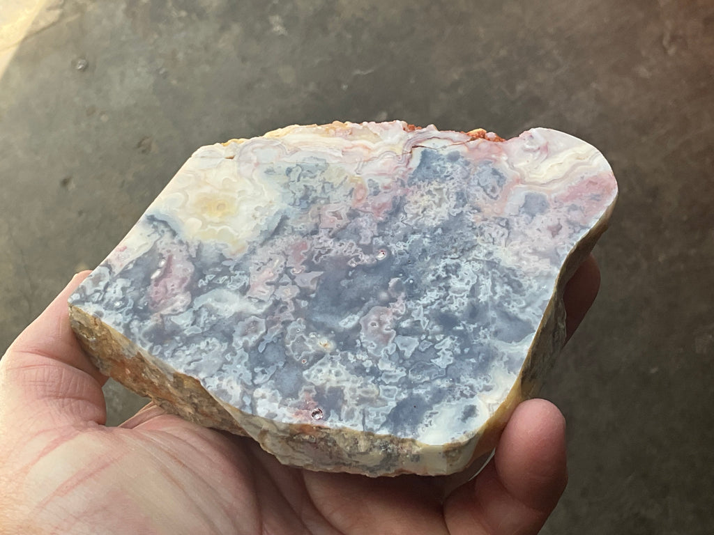 518g Australian Crazy Lace Agate Polished Slab 2A