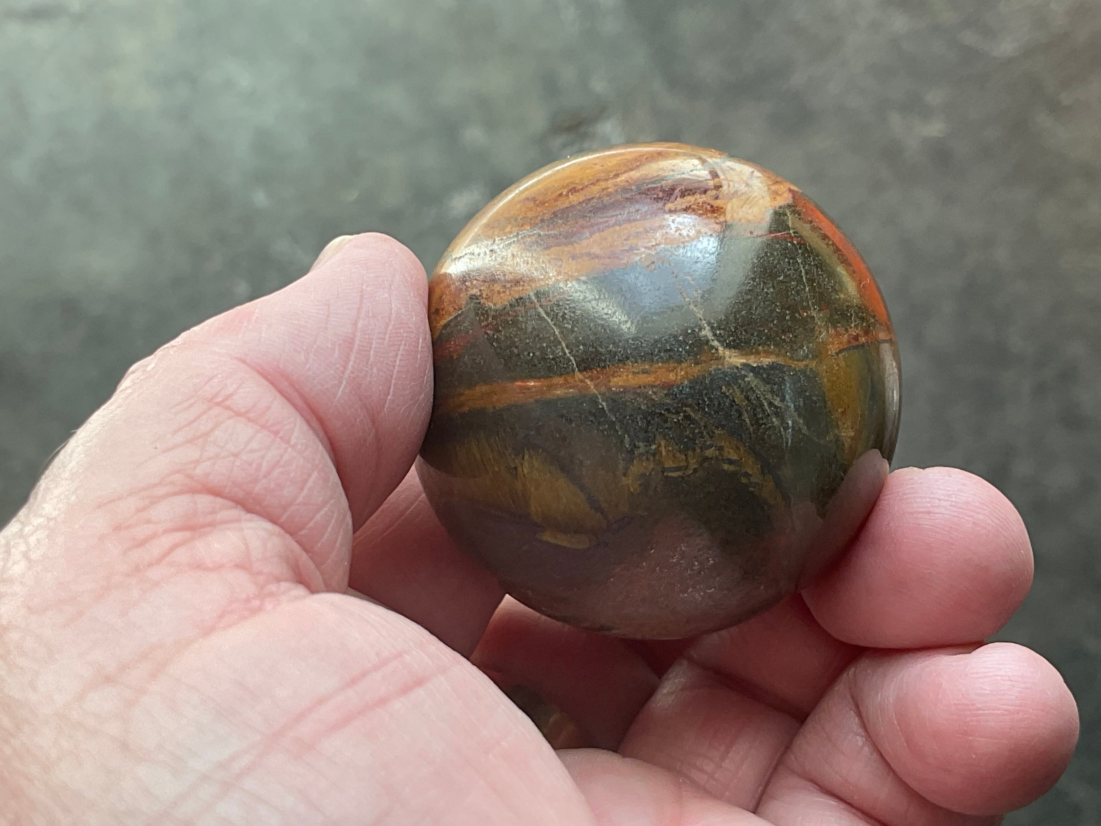 134g Tiger Iron Sphere 1B