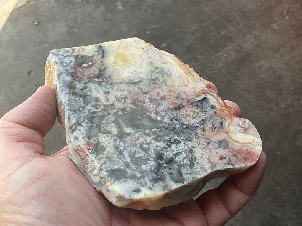 518g Australian Crazy Lace Agate Polished Slab 2A