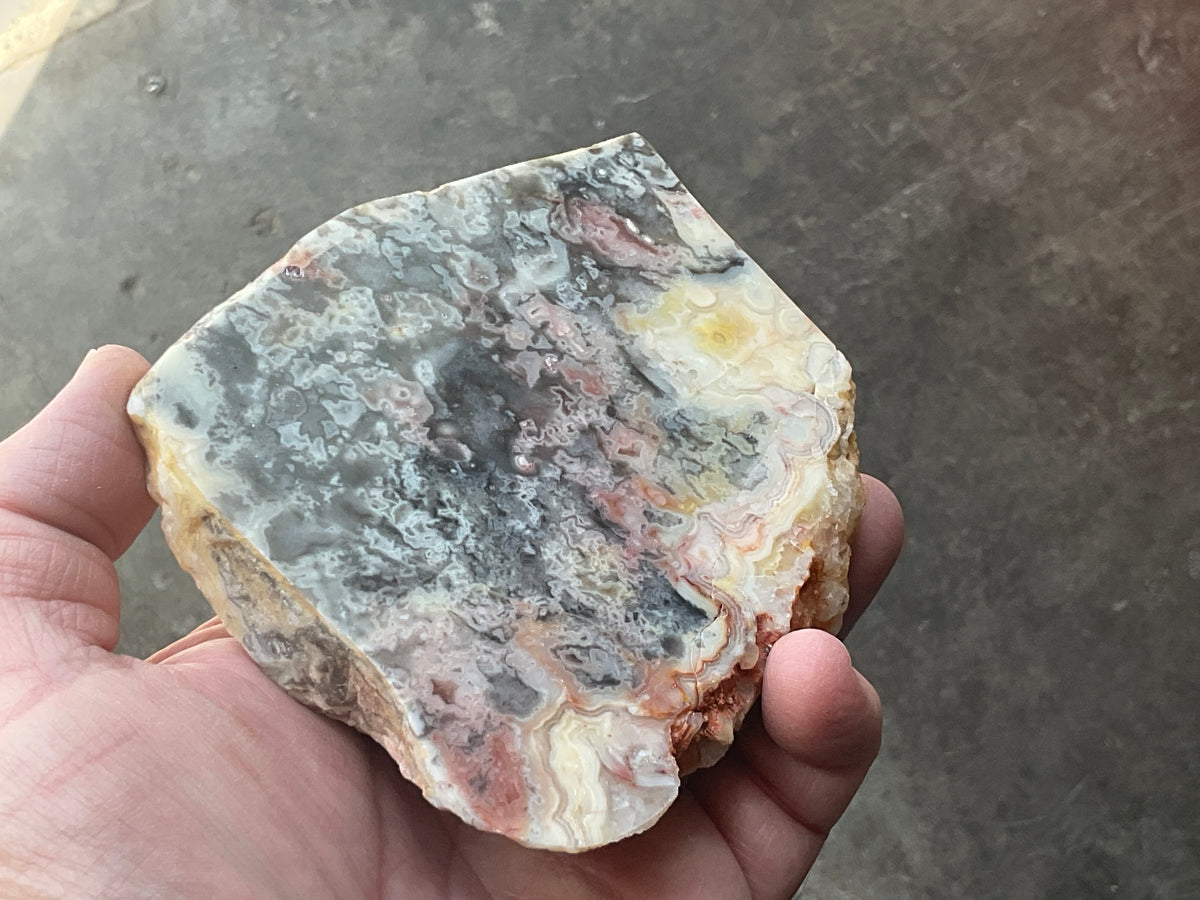 518g Australian Crazy Lace Agate Polished Slab 2A