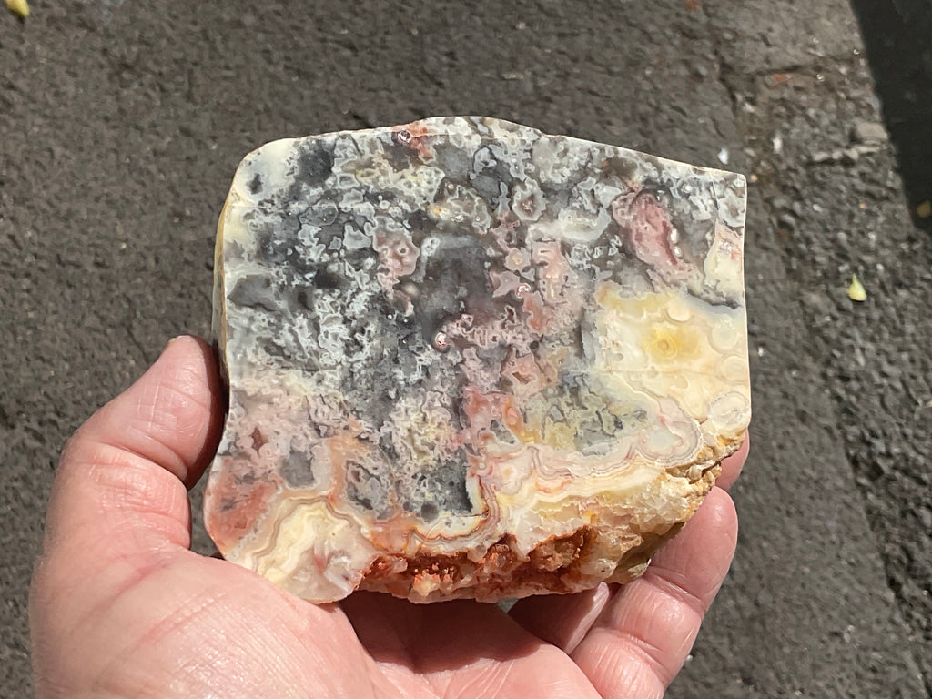 518g Australian Crazy Lace Agate Polished Slab 2A