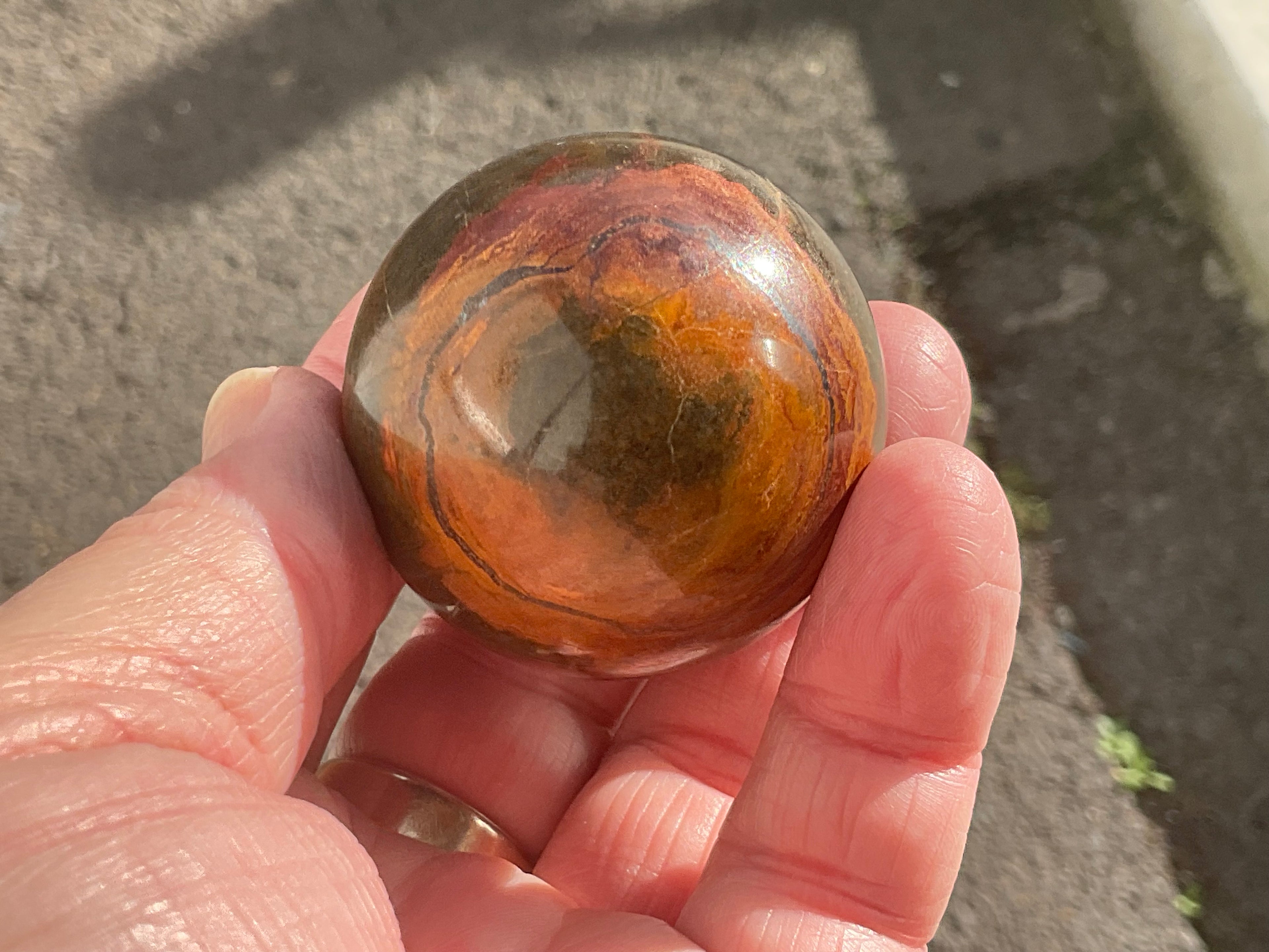134g Tiger Iron Sphere 1B