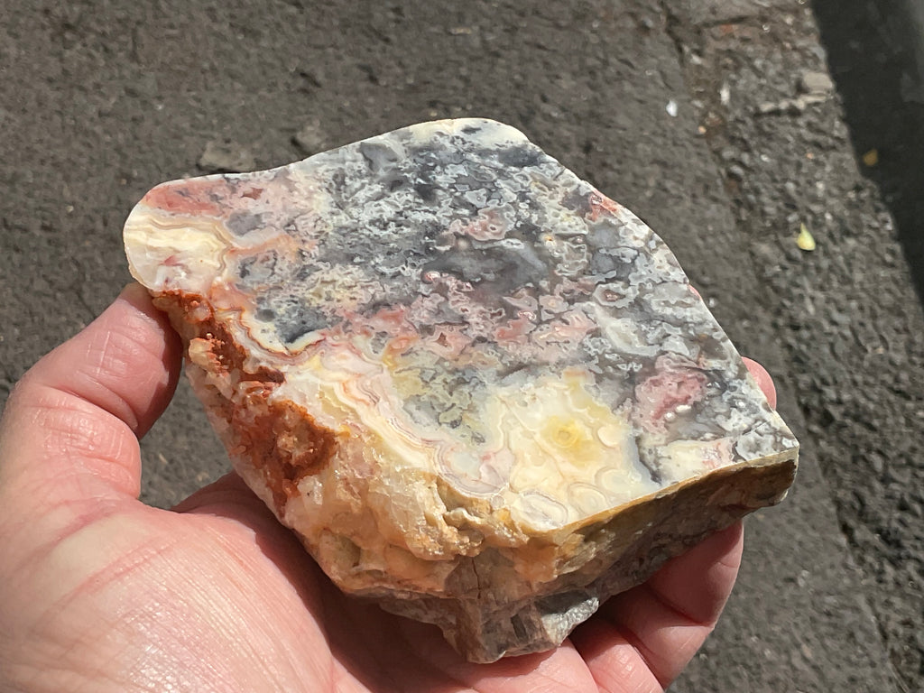 518g Australian Crazy Lace Agate Polished Slab 2A