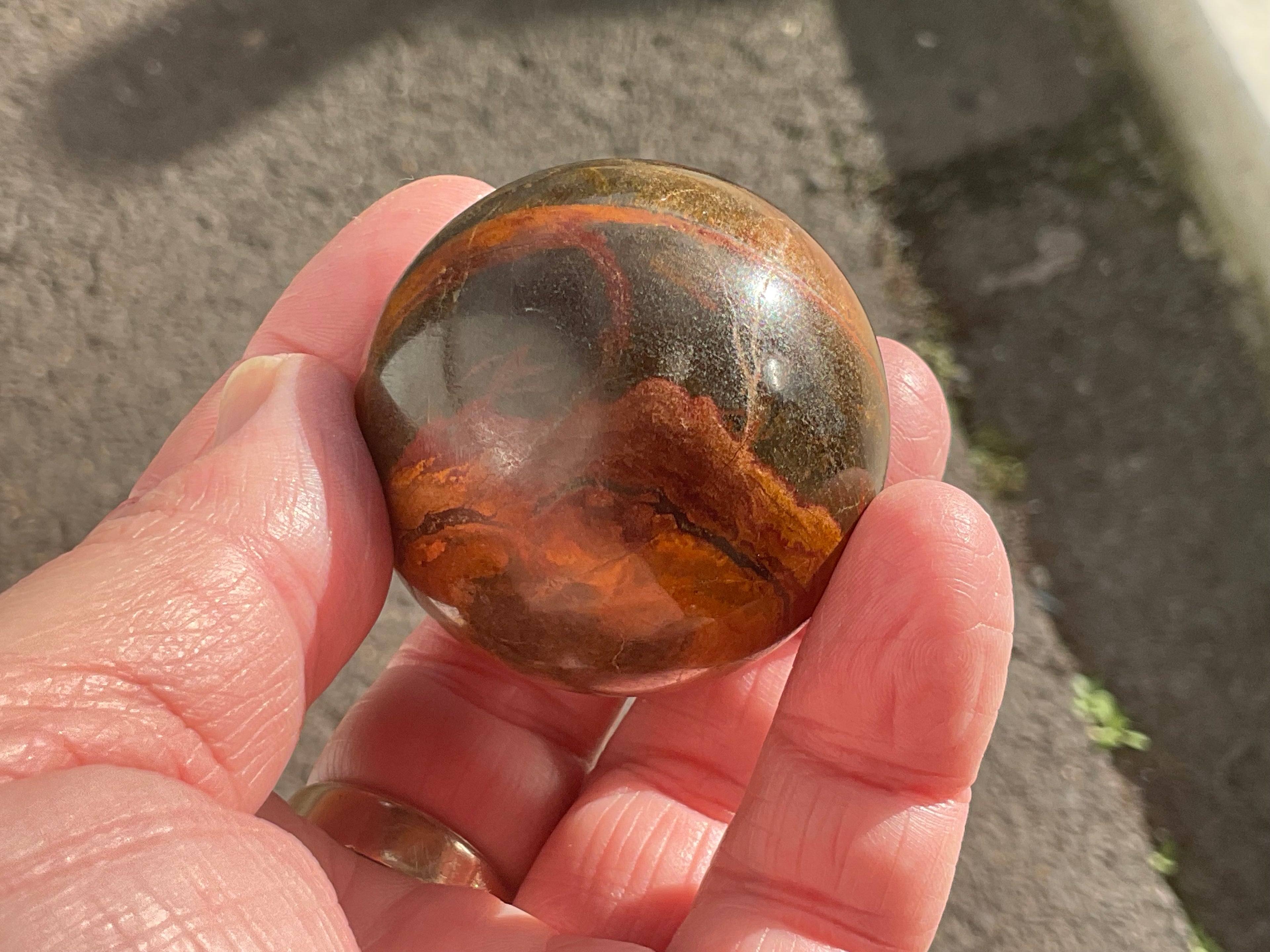 134g Tiger Iron Sphere 1B