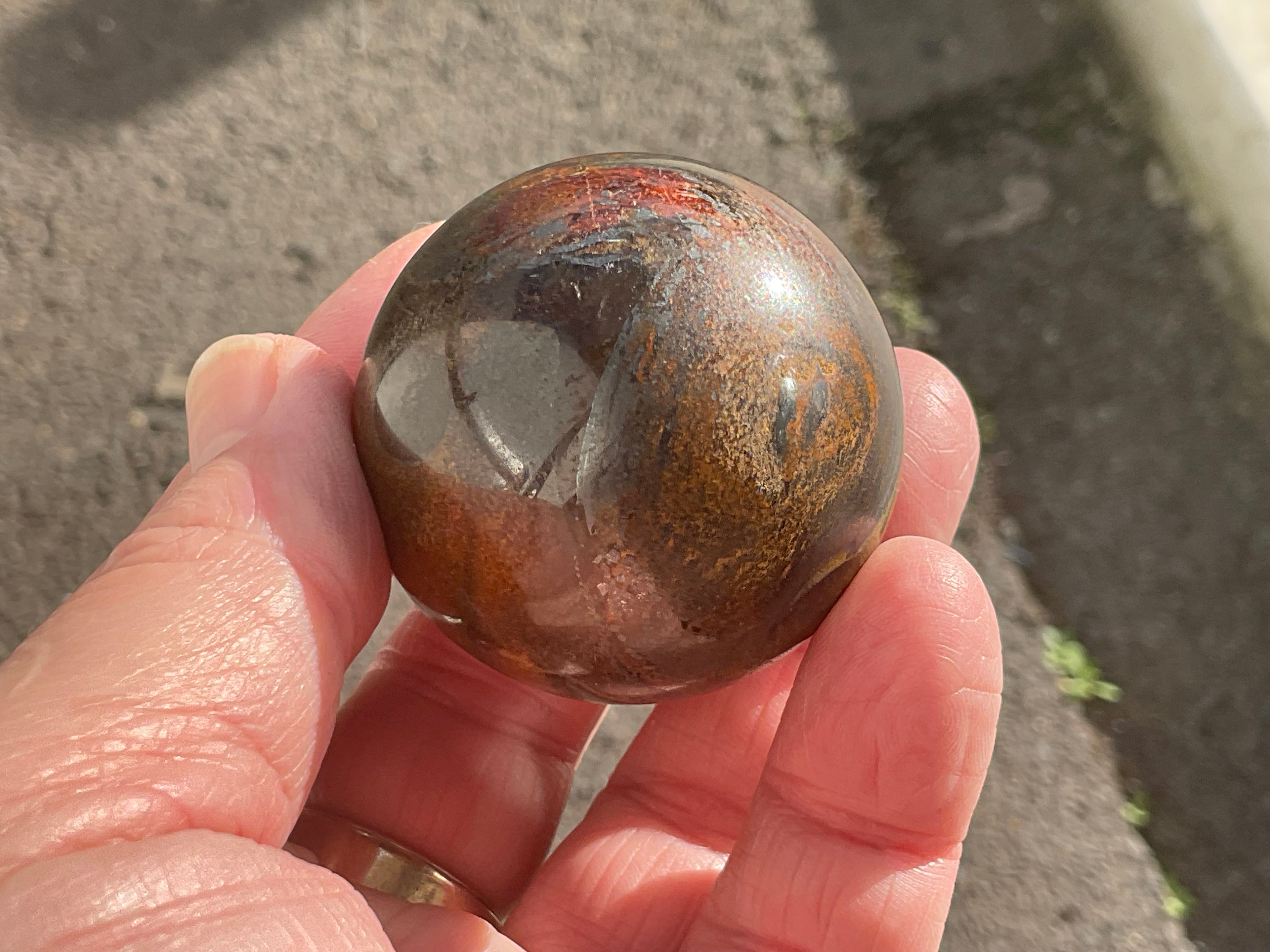 134g Tiger Iron Sphere 1B