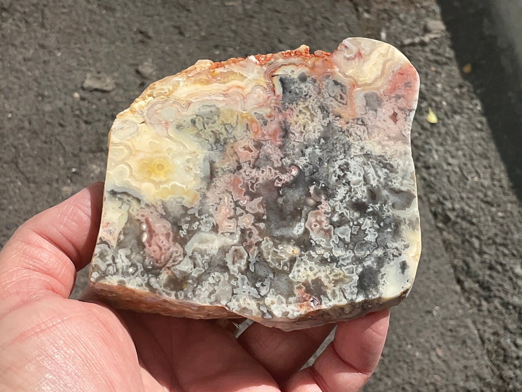518g Australian Crazy Lace Agate Polished Slab 2A