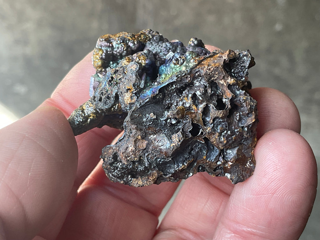 34g Goethite/Limonite with Selenite Crystals Specimen 4B