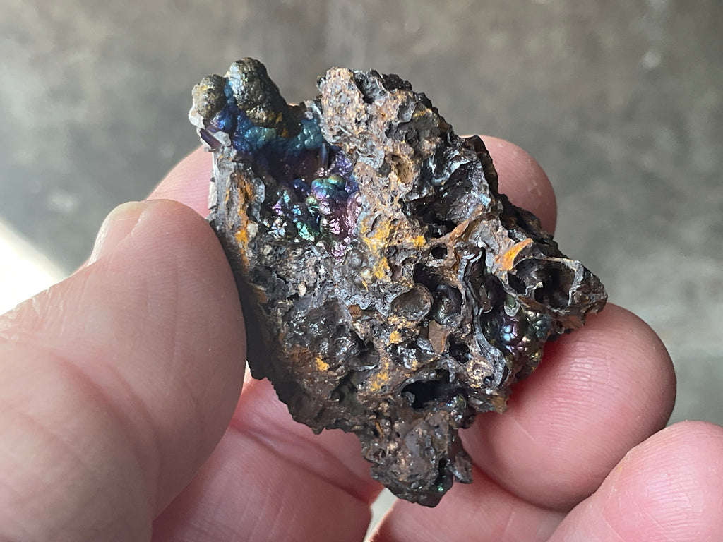 34g Goethite/Limonite with Selenite Crystals Specimen 4B