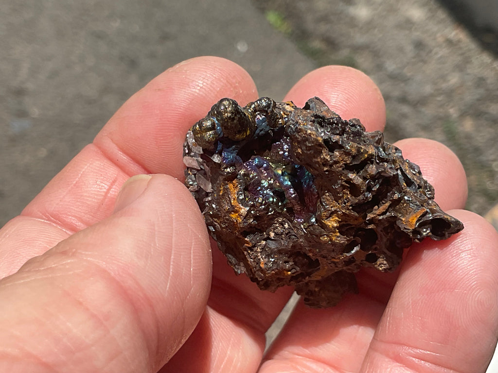 34g Goethite/Limonite with Selenite Crystals Specimen 4B