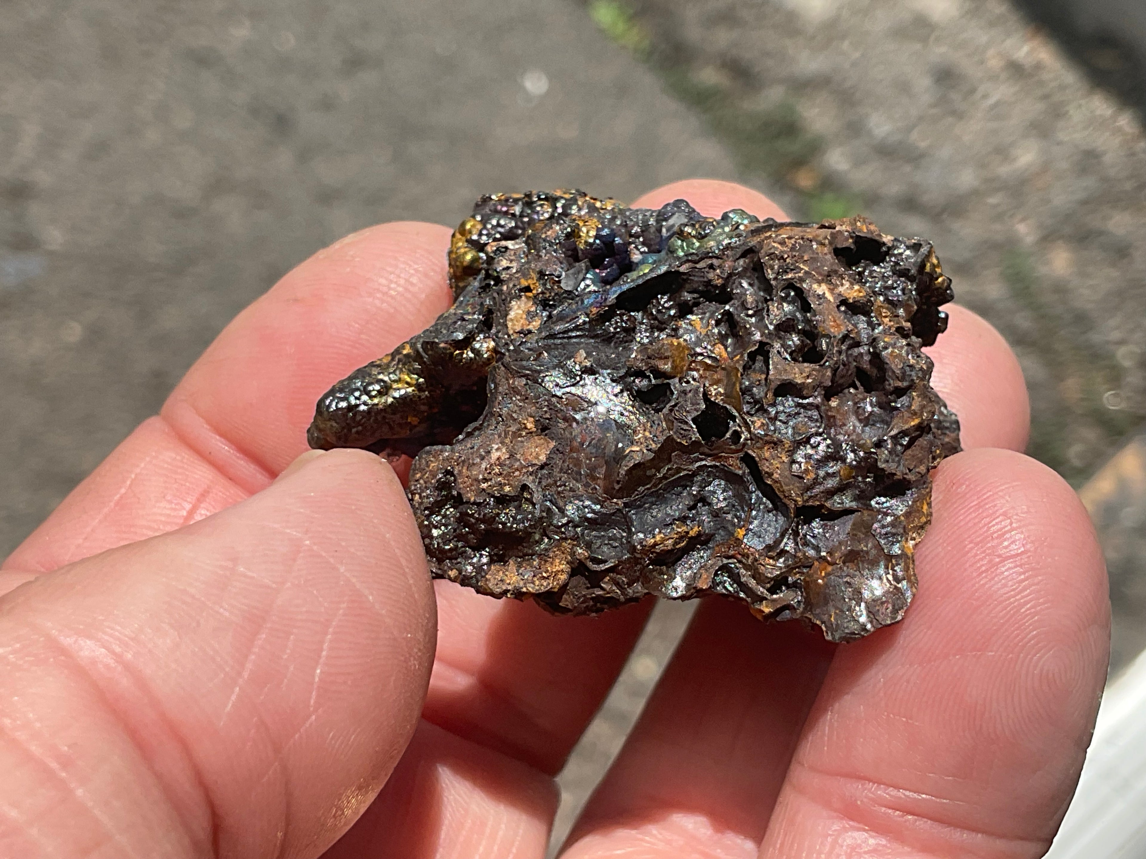 34g Goethite/Limonite with Selenite Crystals Specimen 4B