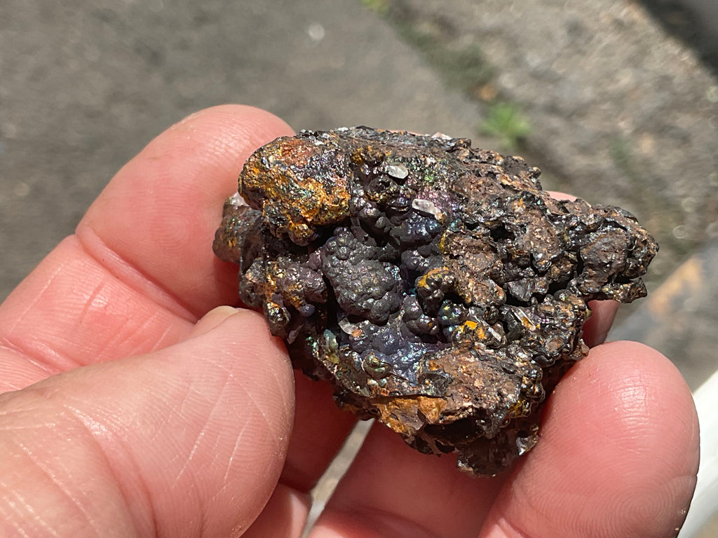 34g Goethite/Limonite with Selenite Crystals Specimen 4B