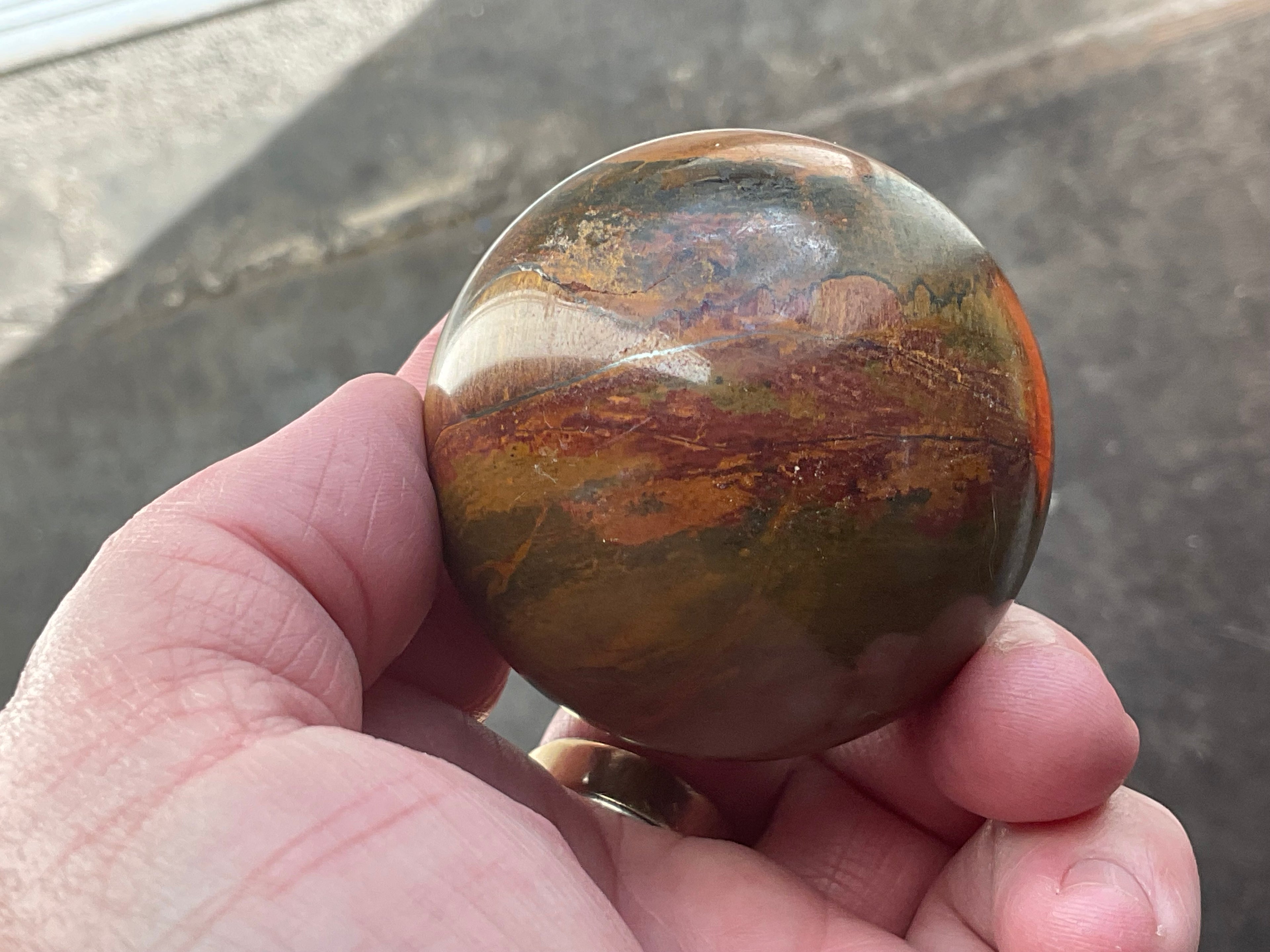 234g Tiger Iron Sphere 3B