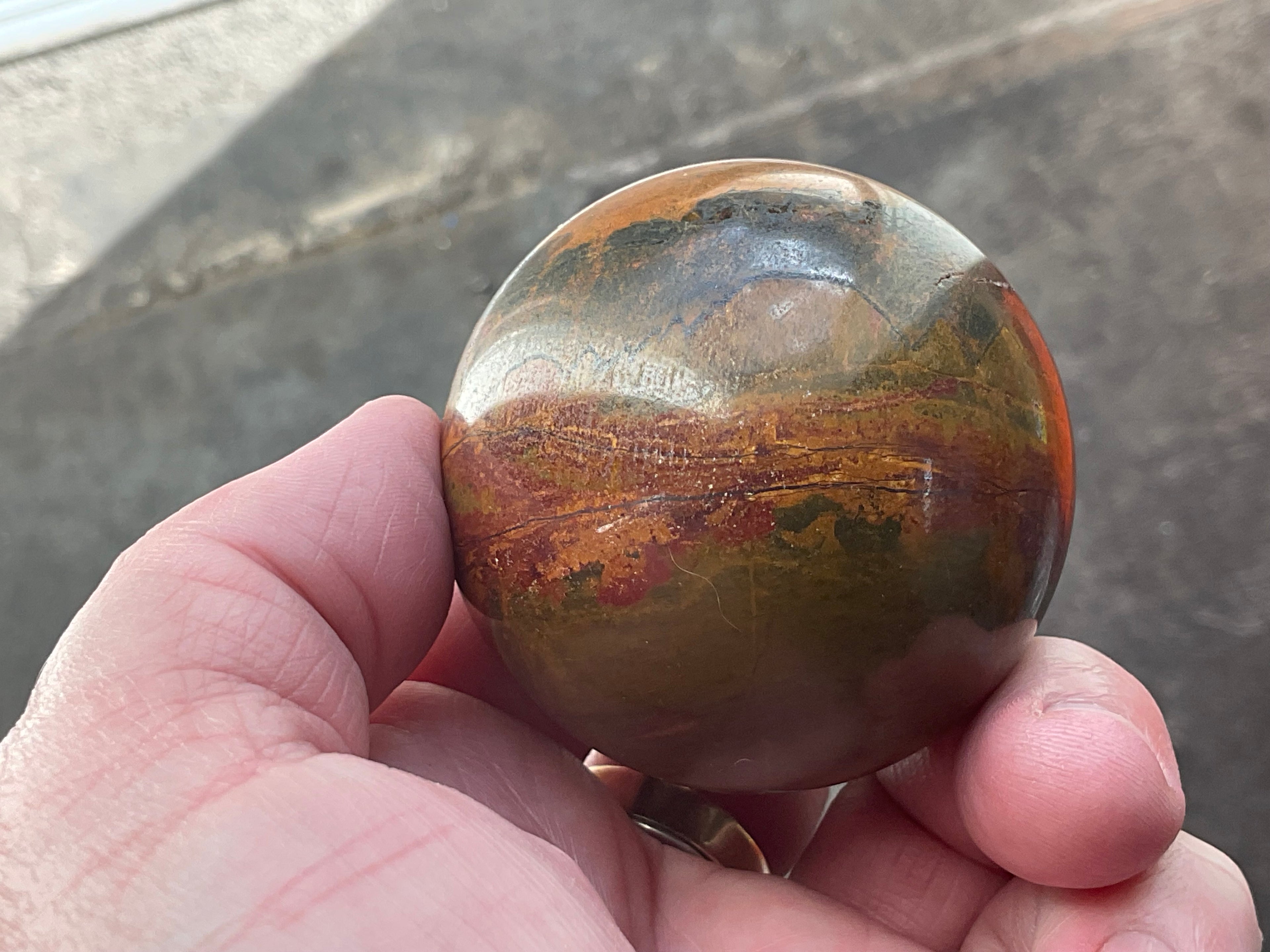 234g Tiger Iron Sphere 3B