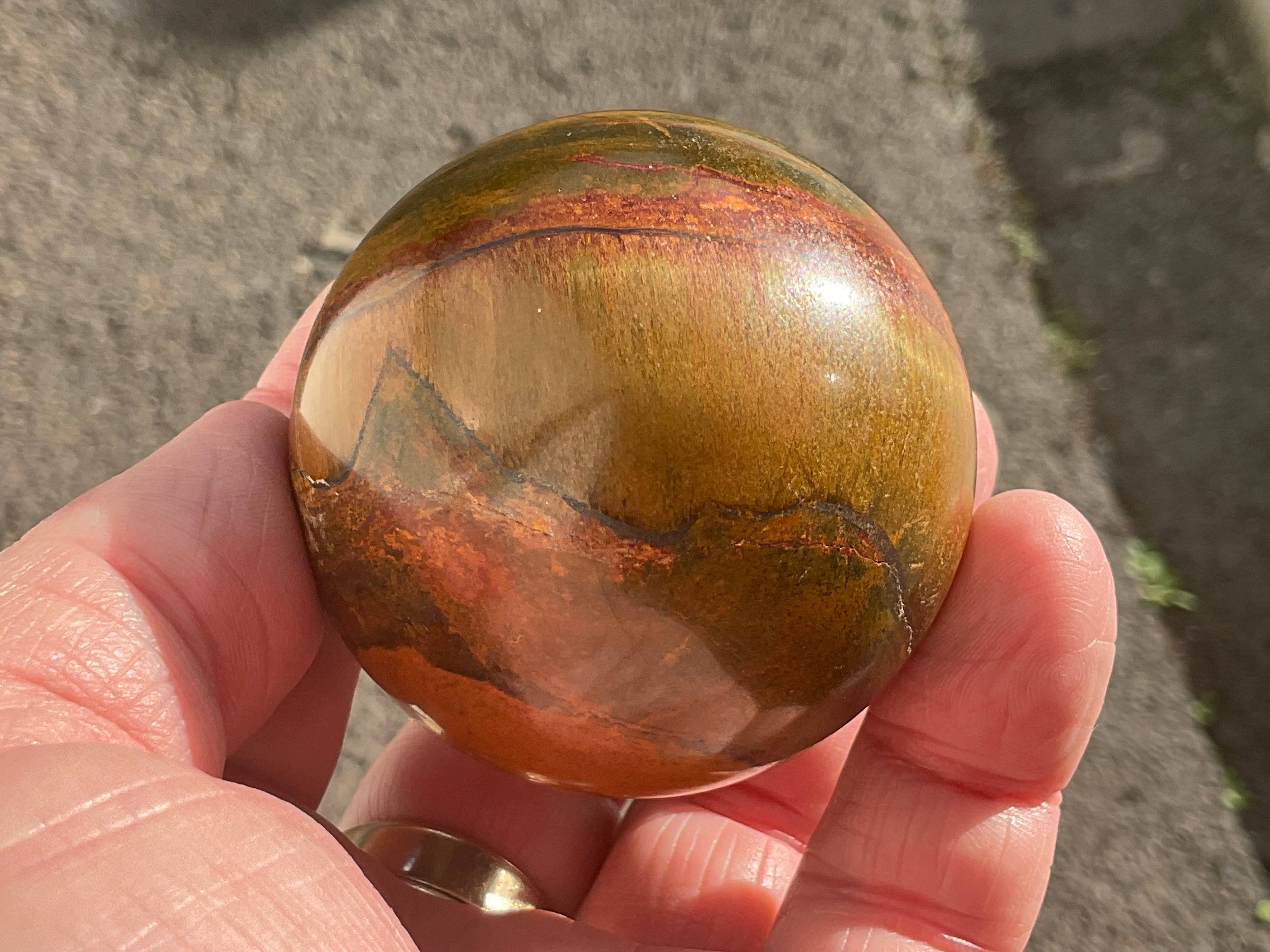234g Tiger Iron Sphere 3B