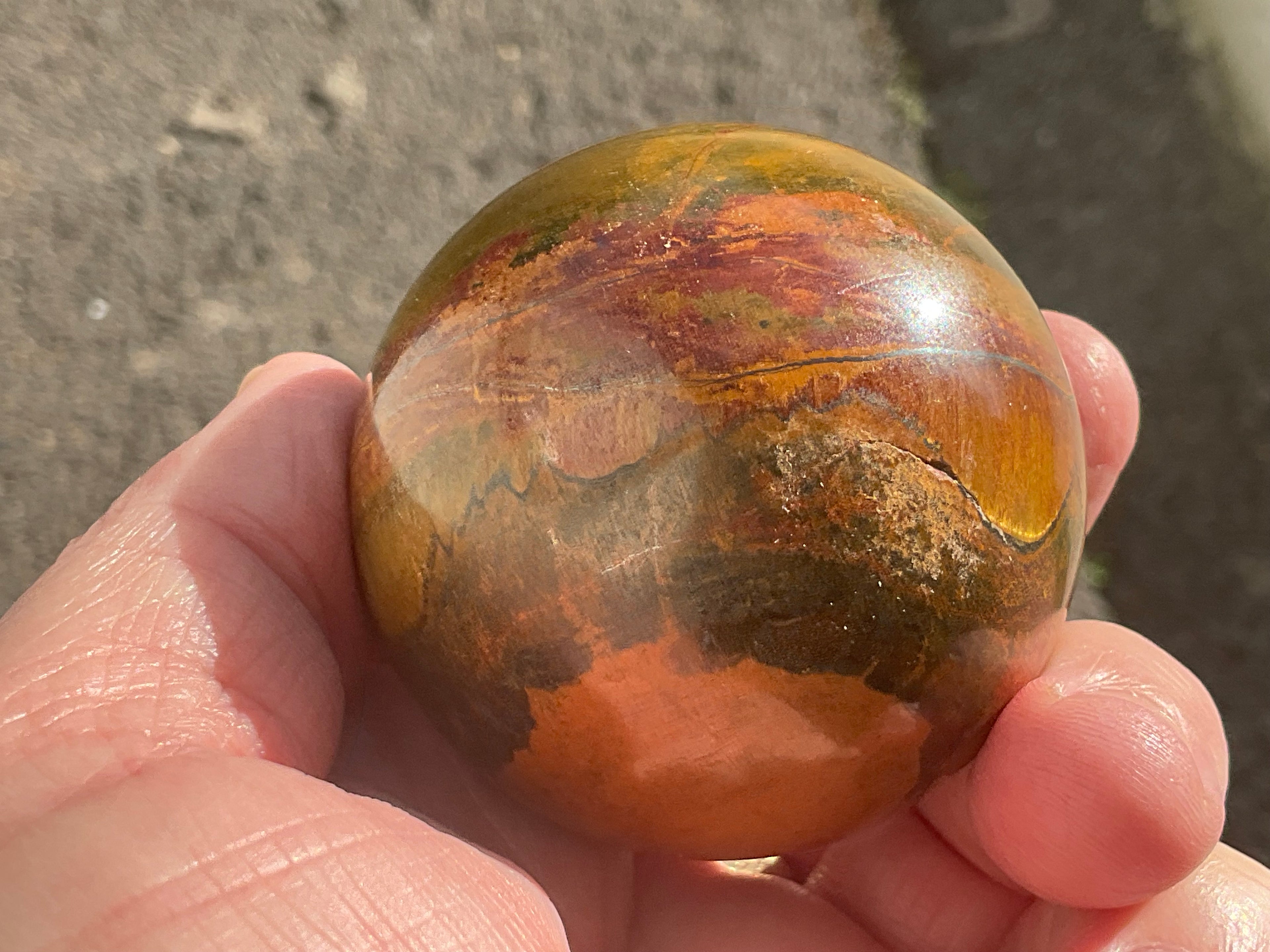 234g Tiger Iron Sphere 3B