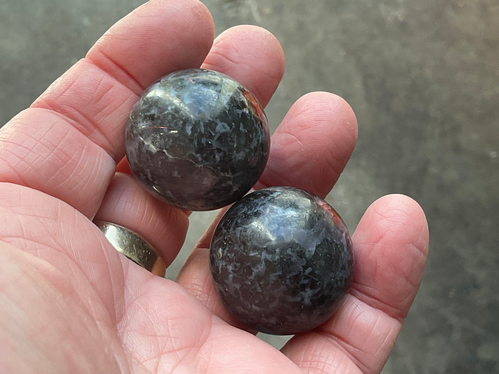 82g Mystic Merlinite Meditation Ball Pair B