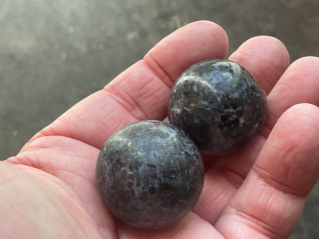 82g Mystic Merlinite Meditation Ball Pair B