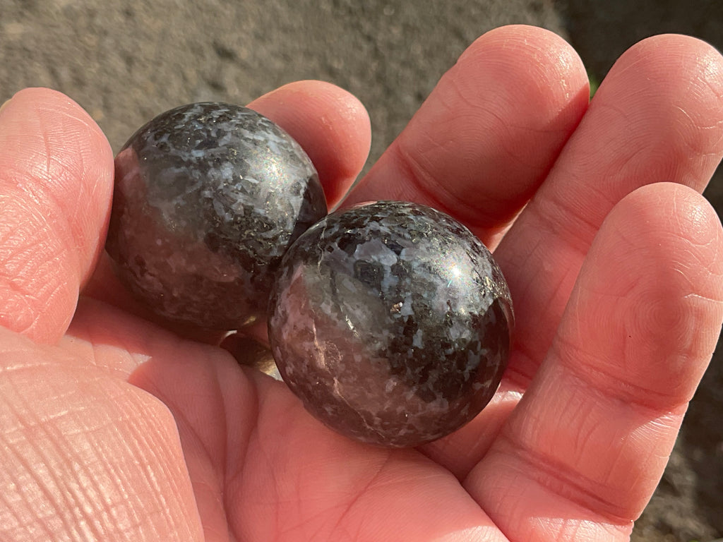 82g Mystic Merlinite Meditation Ball Pair B