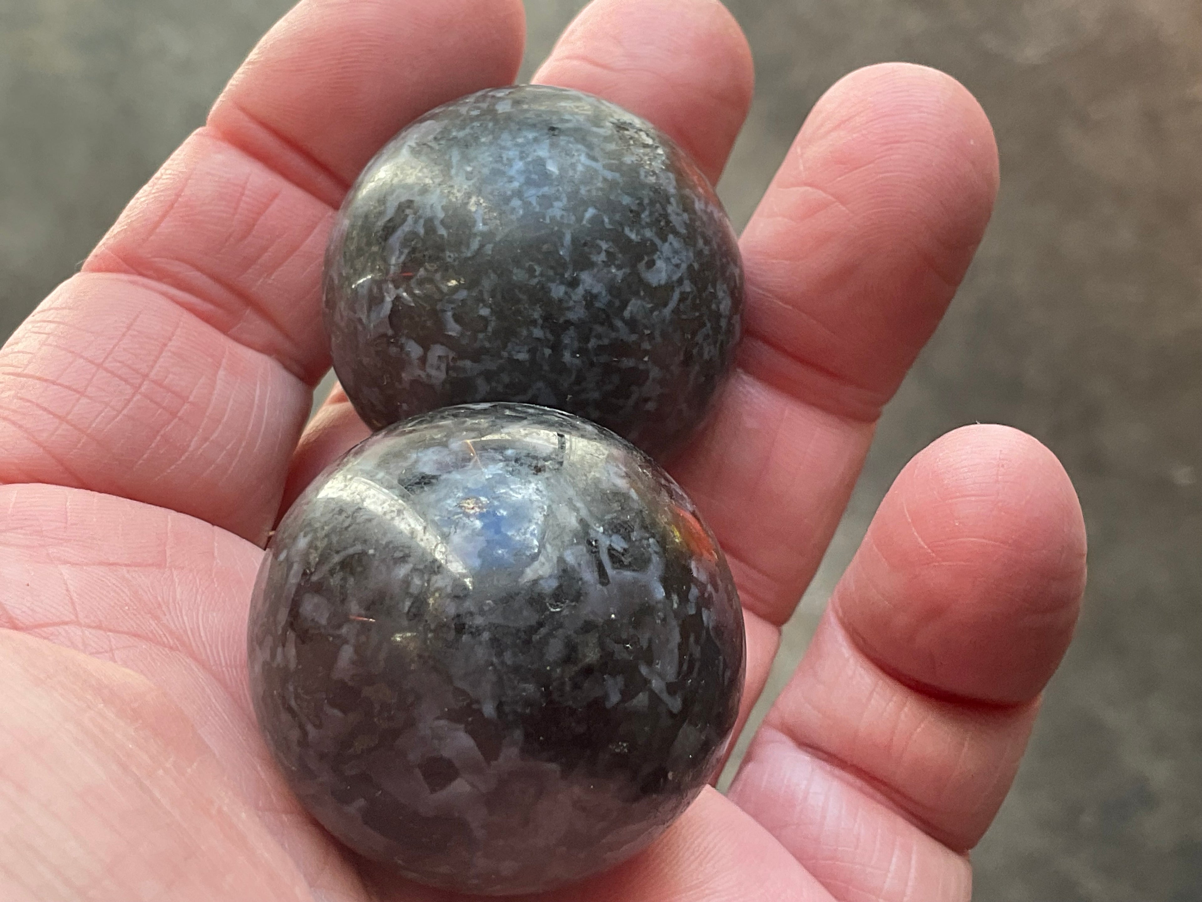 114g Mystic Merlinite Mediation Ball Pair F