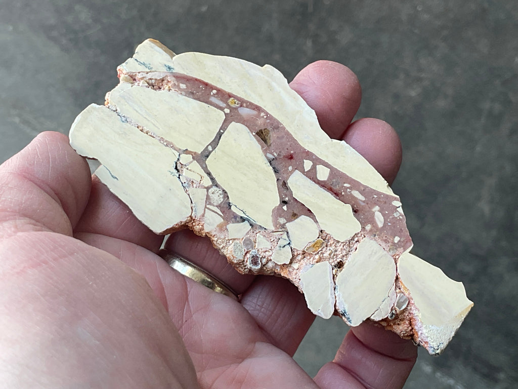 62g Polished Brecciated Mookaite Slab