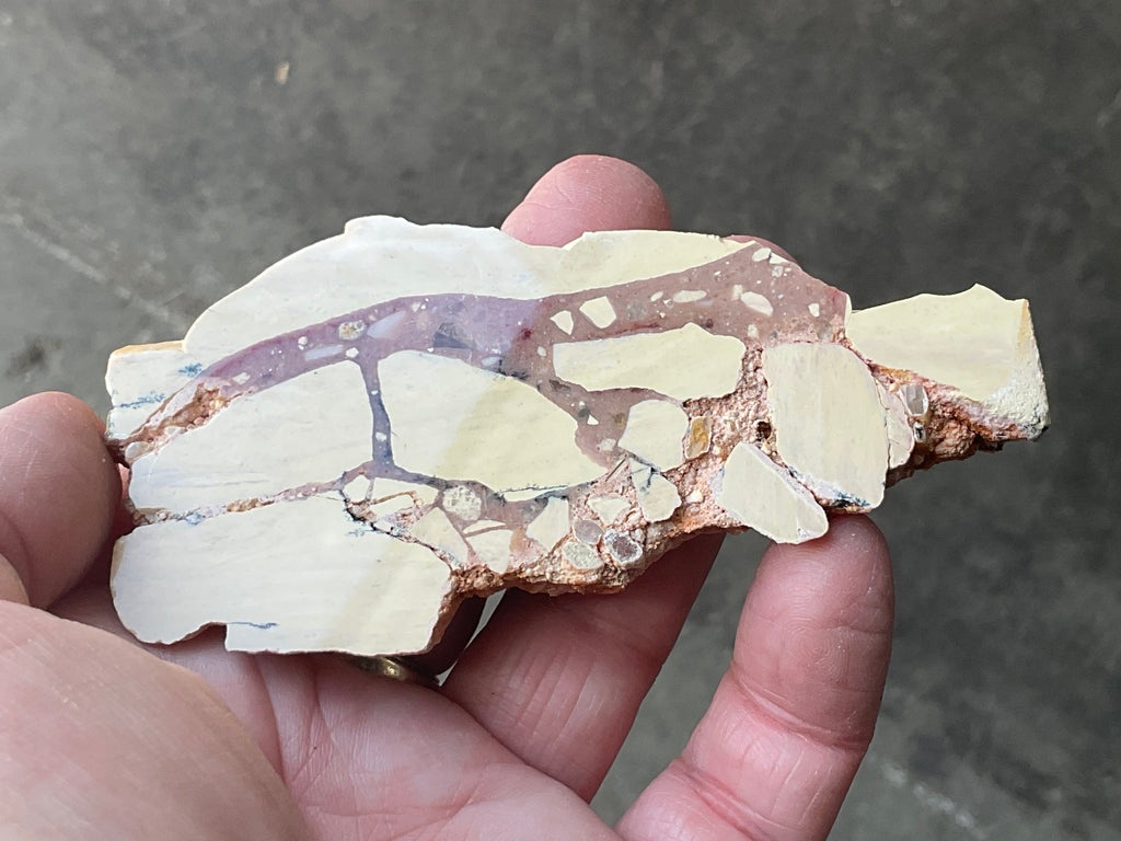 62g Polished Brecciated Mookaite Slab
