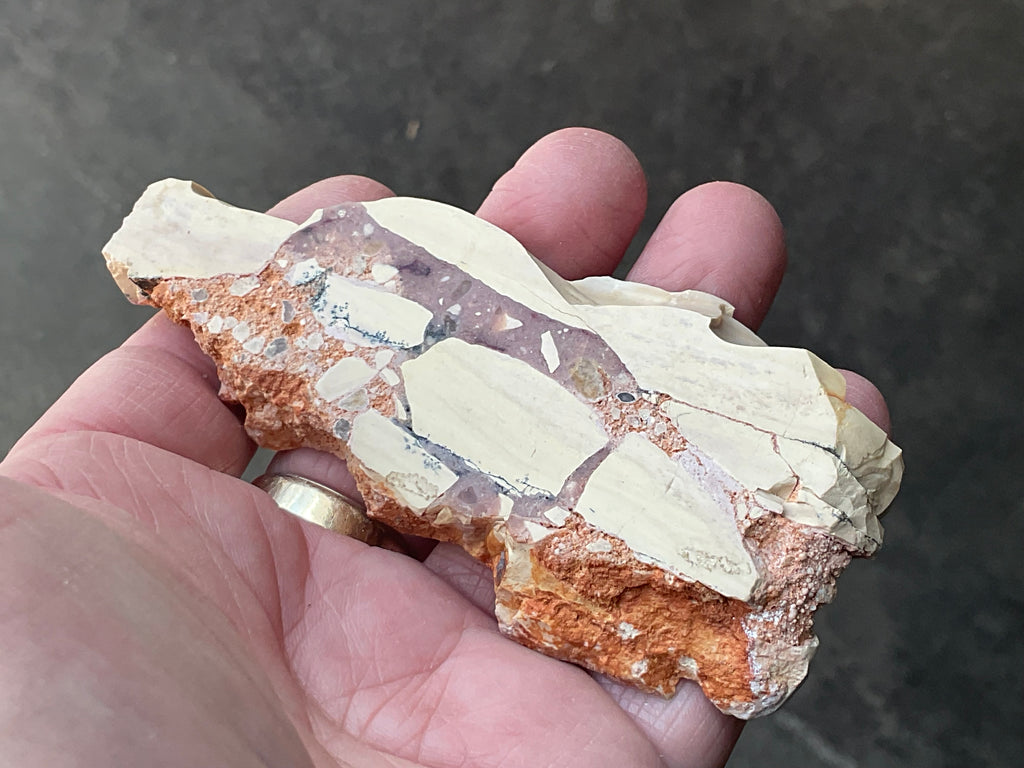 62g Polished Brecciated Mookaite Slab