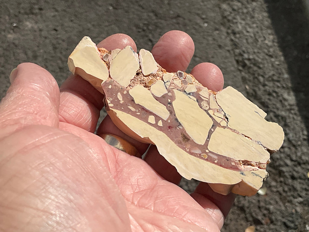 62g Polished Brecciated Mookaite Slab