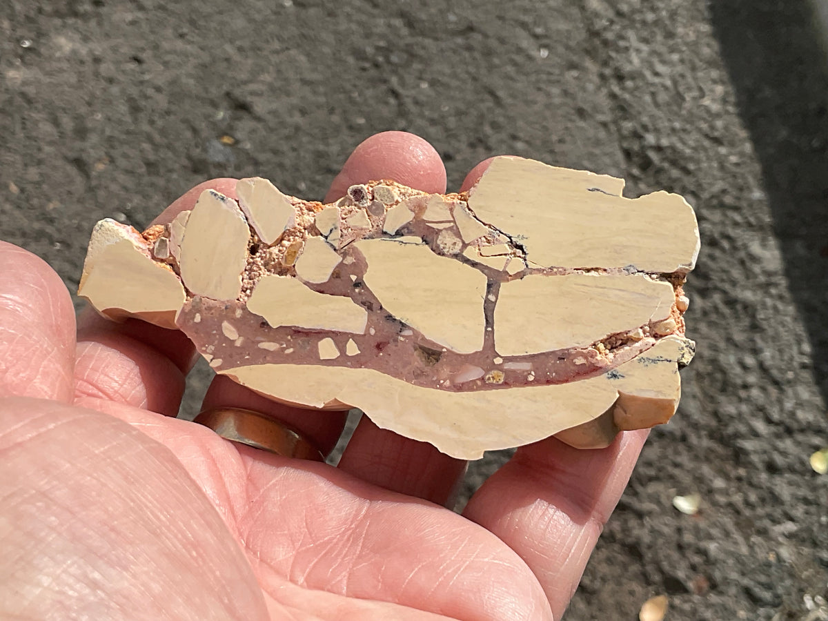 62g Polished Brecciated Mookaite Slab