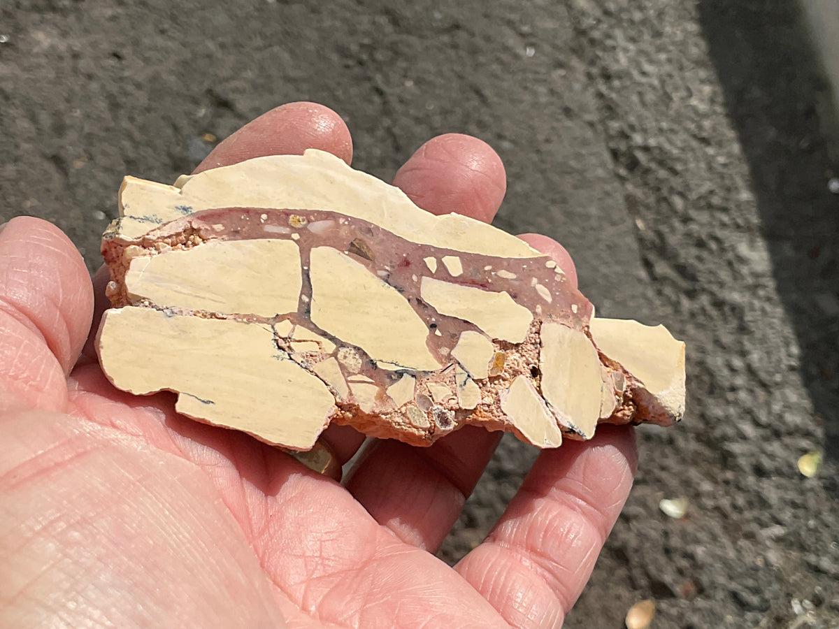 62g Polished Brecciated Mookaite Slab