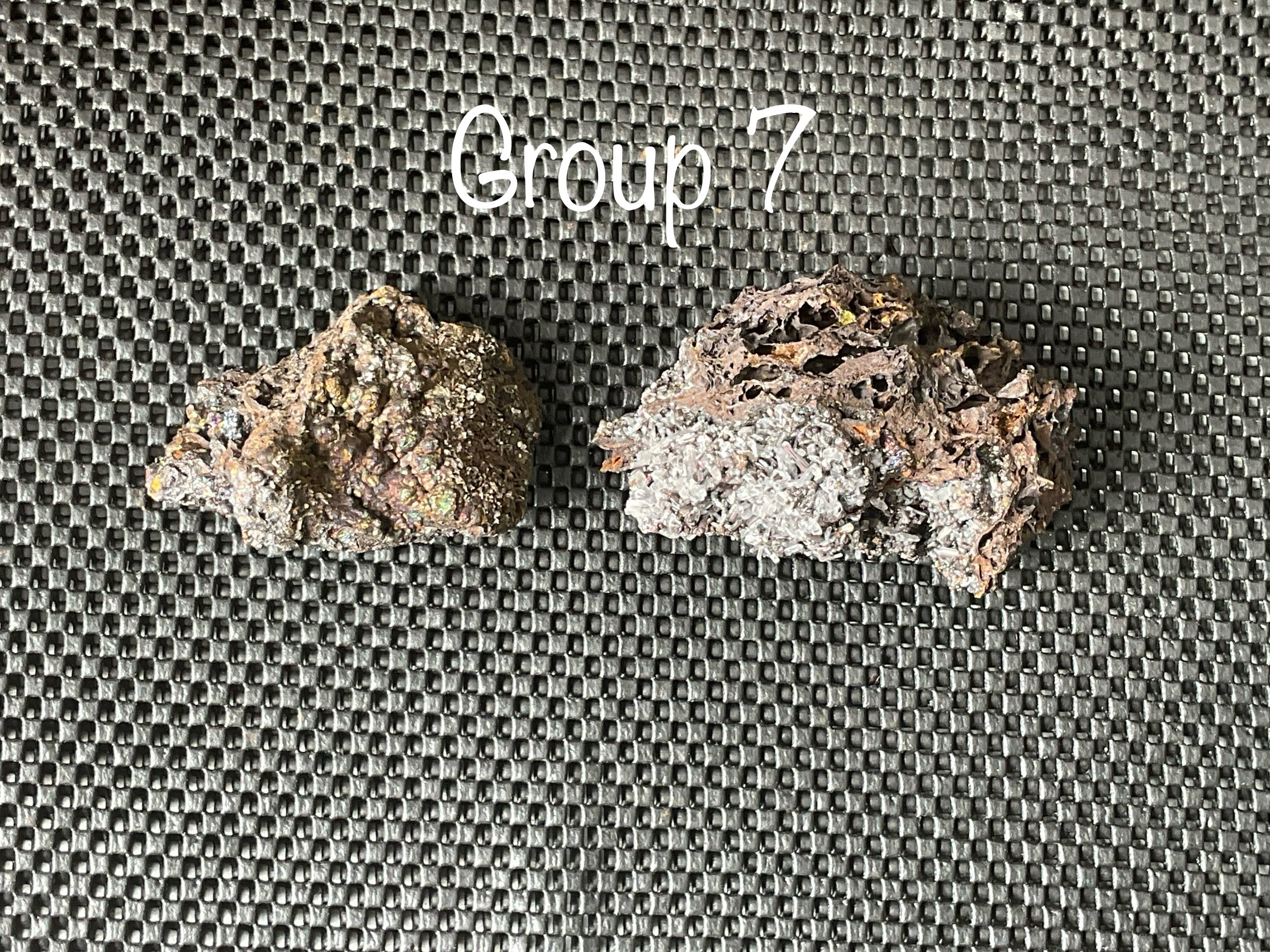 256g Iridescent Goethite/Limonite with Selenite Crystals Specimen 7B