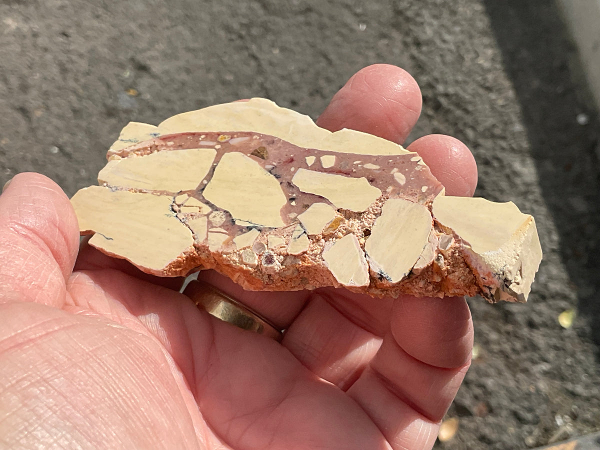 62g Polished Brecciated Mookaite Slab