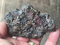 144g Iridescent Goethite/Limonite with Selenite Crystals Specimen 7A